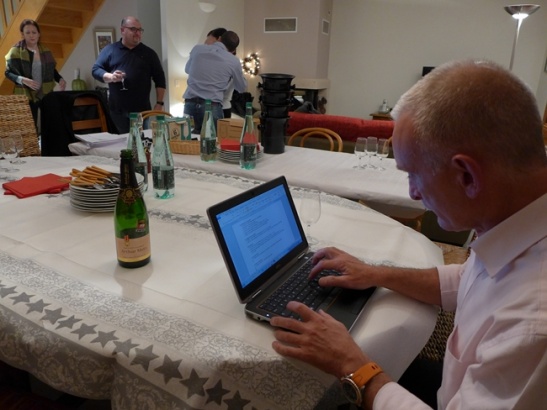 Soirée Gigondas chez Danièle et Jean Lou