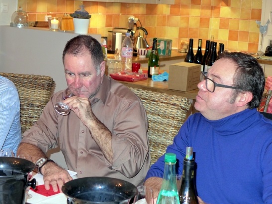 Soirée Gigondas chez Danièle et Jean Lou