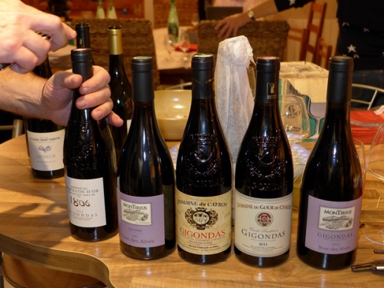 Soirée Gigondas chez Danièle et Jean Lou