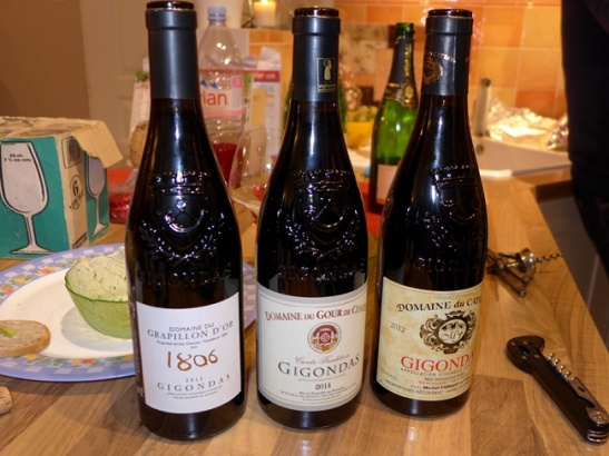 Soirée Gigondas chez Danièle et Jean Lou