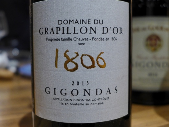 Soirée Gigondas chez Danièle et Jean Lou