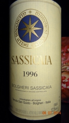 Sassicaia 1996