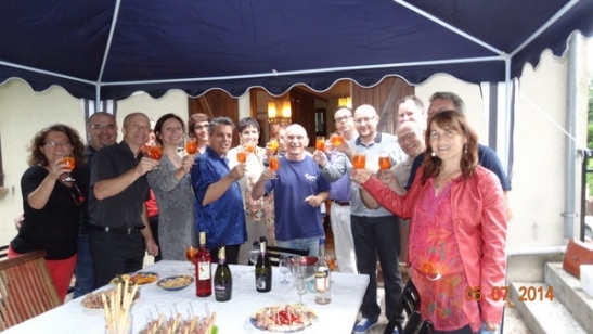 Soirée clôture chez Michel