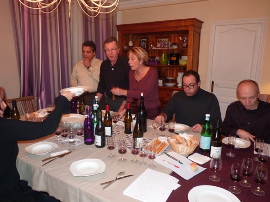 Soirée vins du Rhône Sud chez Dervisa et Walter