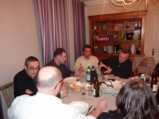 Soirée vins du Rhône Sud chez Dervisa et Walter