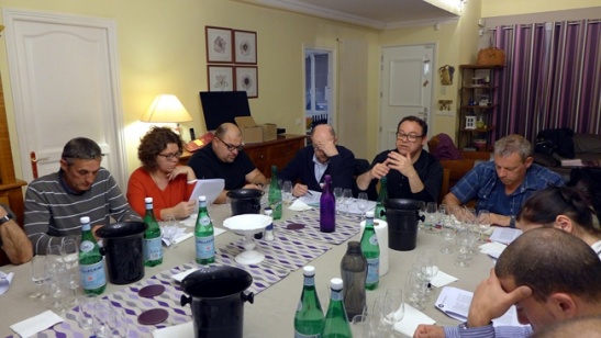 Soirée St Chinian chez Dervisa et Walter