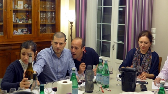 Soirée St Chinian chez Dervisa et Walter