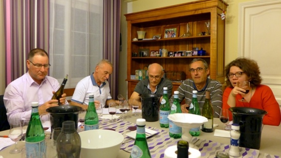 Soirée St Chinian chez Dervisa et Walter