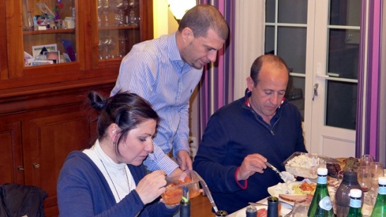 Soirée St Chinian chez Dervisa et Walter