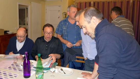 Soirée St Chinian chez Dervisa et Walter