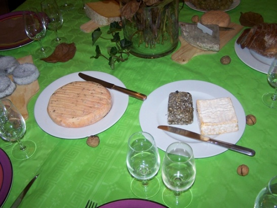 Accord mets/vins "Fromages" chez Sophie et Jean-Yves
